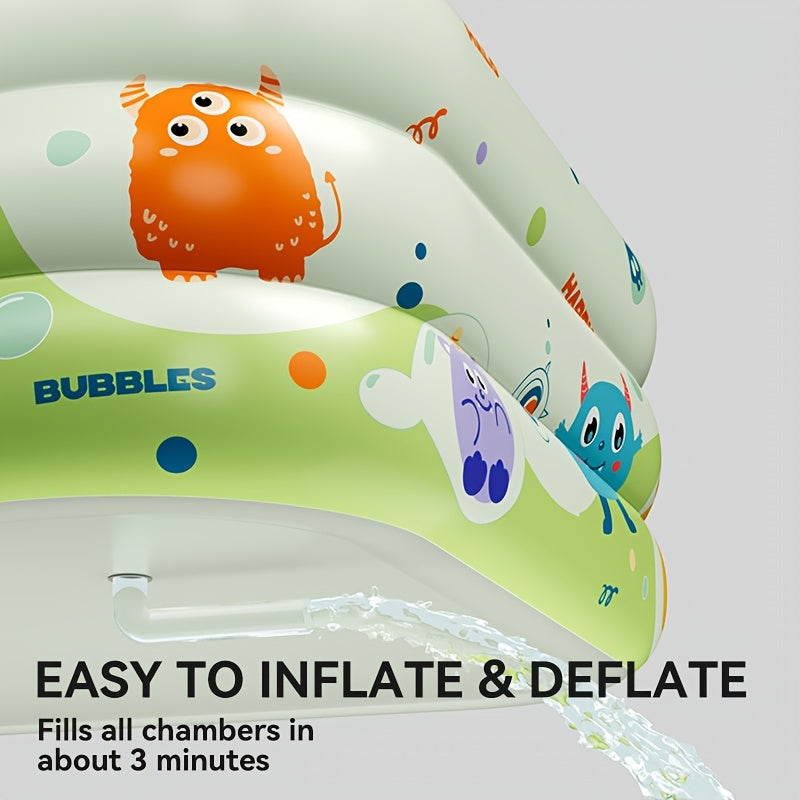 Large Family Inflatable PVC Swimming Pool for Outdoor Water Fun and Parties