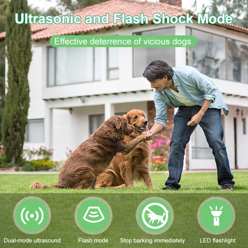 Ultrasonic Dog Repellent USB Rechargeable Lithium Polymer Battery Outdoor Pest Control