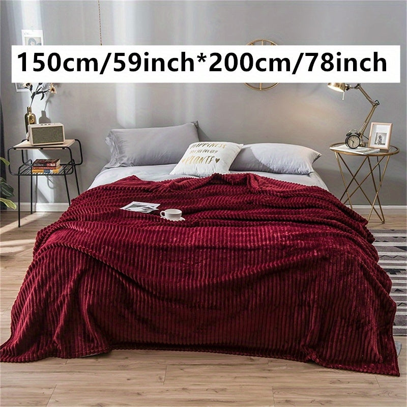 Faux Rabbit Fur Bed Blanket Soft Plush Throw for Bed Couch 50x60 Inches