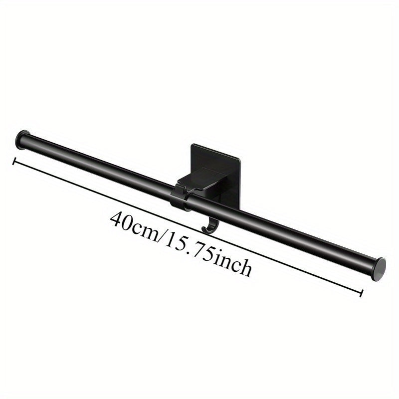 Ochiq javon dizayni, zanglamas po'latdan yasalgan devorga o'rnatiladigan saqlash tayoqchasi oshxona va hammom uchun - teshiksiz o'rnatish