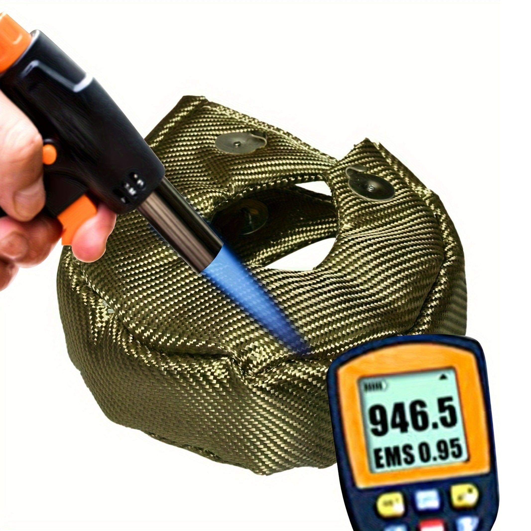 High-Performance Titanium Turbo Blanket Heat Shield for American Cars