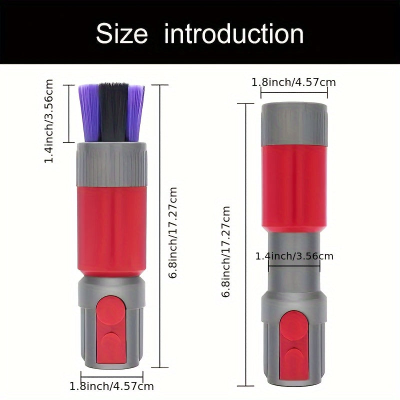 Dyson V15 V11 V10 V8 V7 changyutgichi uchun chang cho'tkasi, chizishsiz tozalash uchun mo'ljallangan, chang va axlatga nisbatan yumshoq, lekin samarali.
