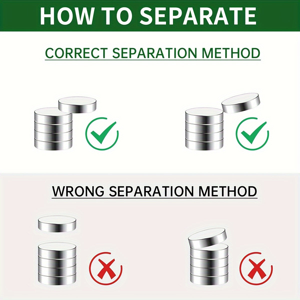 40 Neodimiy to'rtburchakli diskli magnitlar, metall konstruktsiya, kuchli ofis foydalanishi