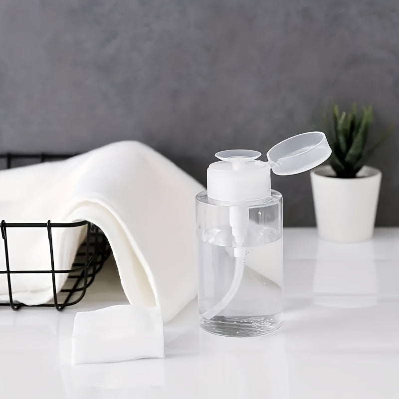 Liquid Pump Dispenser Bottle for Makeup Remover and Cosmetic Organization