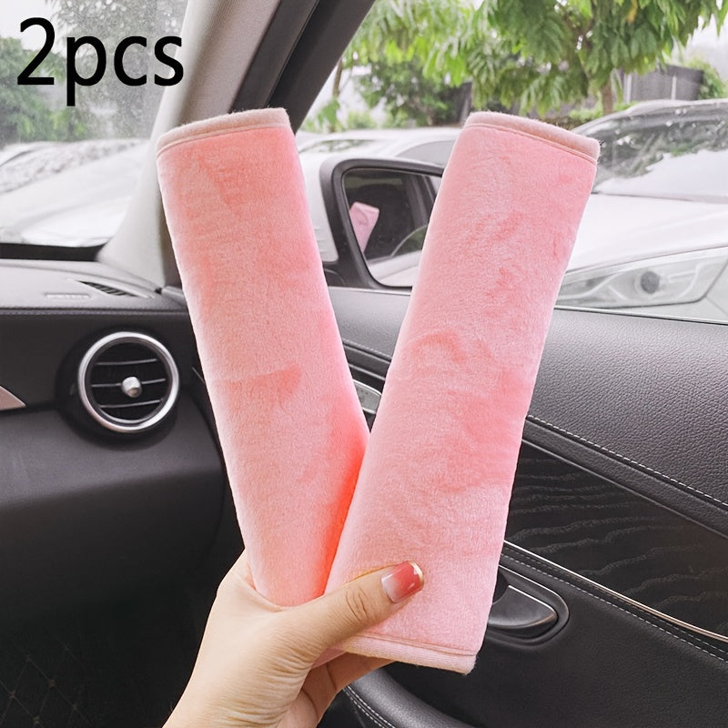 2PCS Soft Car Seat Belt Covers Shoulder Pads for Adults Teens Comfort