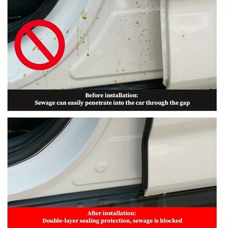 tira de sellado de puerta autoadhesiva universal de espuma de caucho para aislamiento contra el clima de 16m para ventanas y puertas reducción de ruido