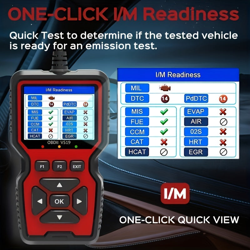 Professional OBD2 Scanner for Check Engine Light Live Data Diagnostic Tool