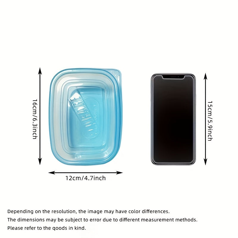 Set of 10 Reusable Food Storage Containers with Lids BPA-Free Plastic Mini Boxes for Kitchen Office and Picnic