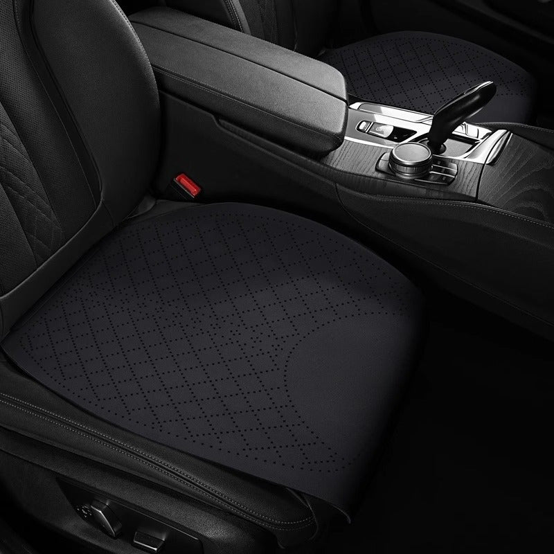Подушка для автомобильного сиденья из серого искусственного меха, всесезонный комплект для автомобилей