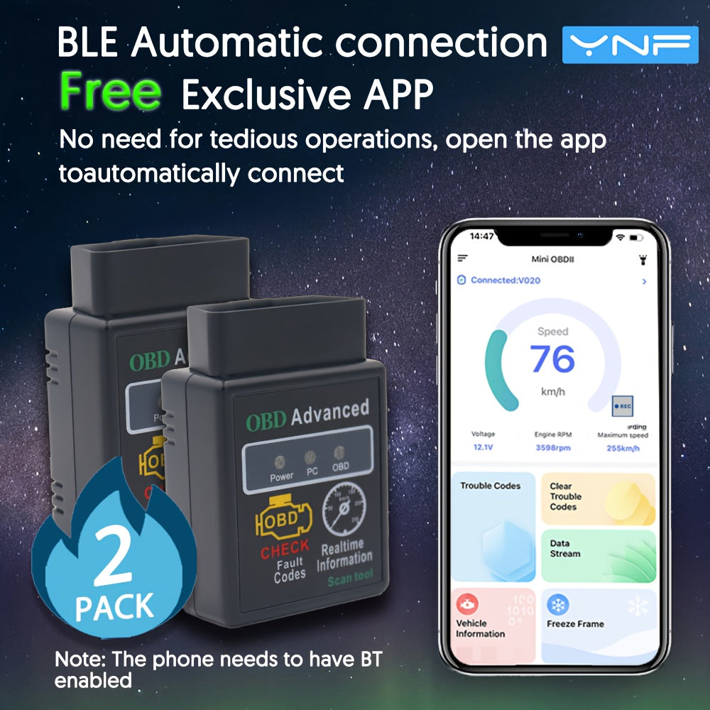 беспроводной сканер OBD2 автомобильный диагностический инструмент считыватель кодов ошибок двигателя