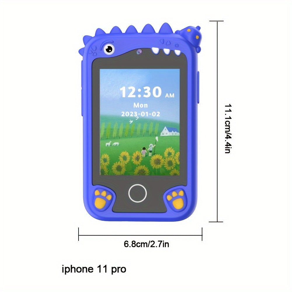 Educational Smart Toy Phone for Kids 3+ and 6+ with 8GB Memory Camera Music Video Recording