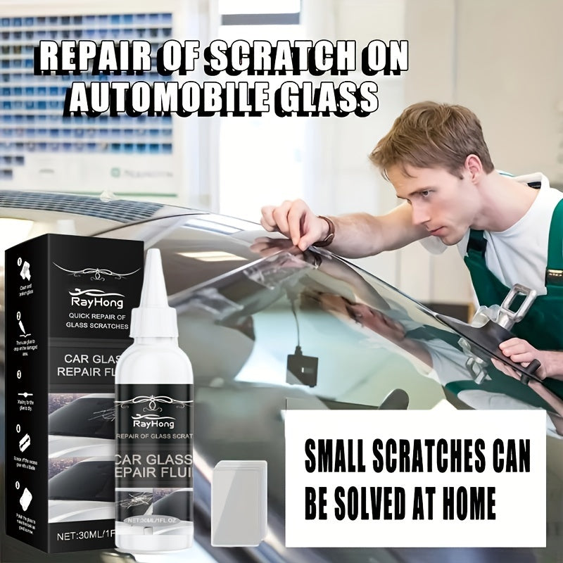 30ml Automotive Glass Crack Repair Kit for Chips and Scratches Vehicle Window Repair
