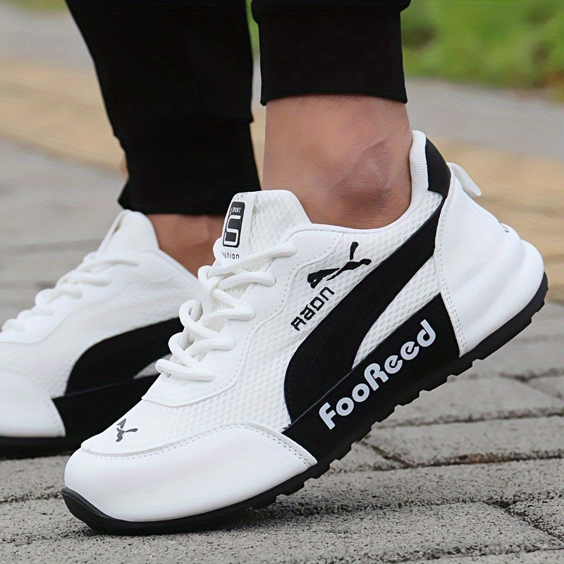 Unisex Breathable Mesh Athletic Sneakers with Anti-Slip Rubber Soles