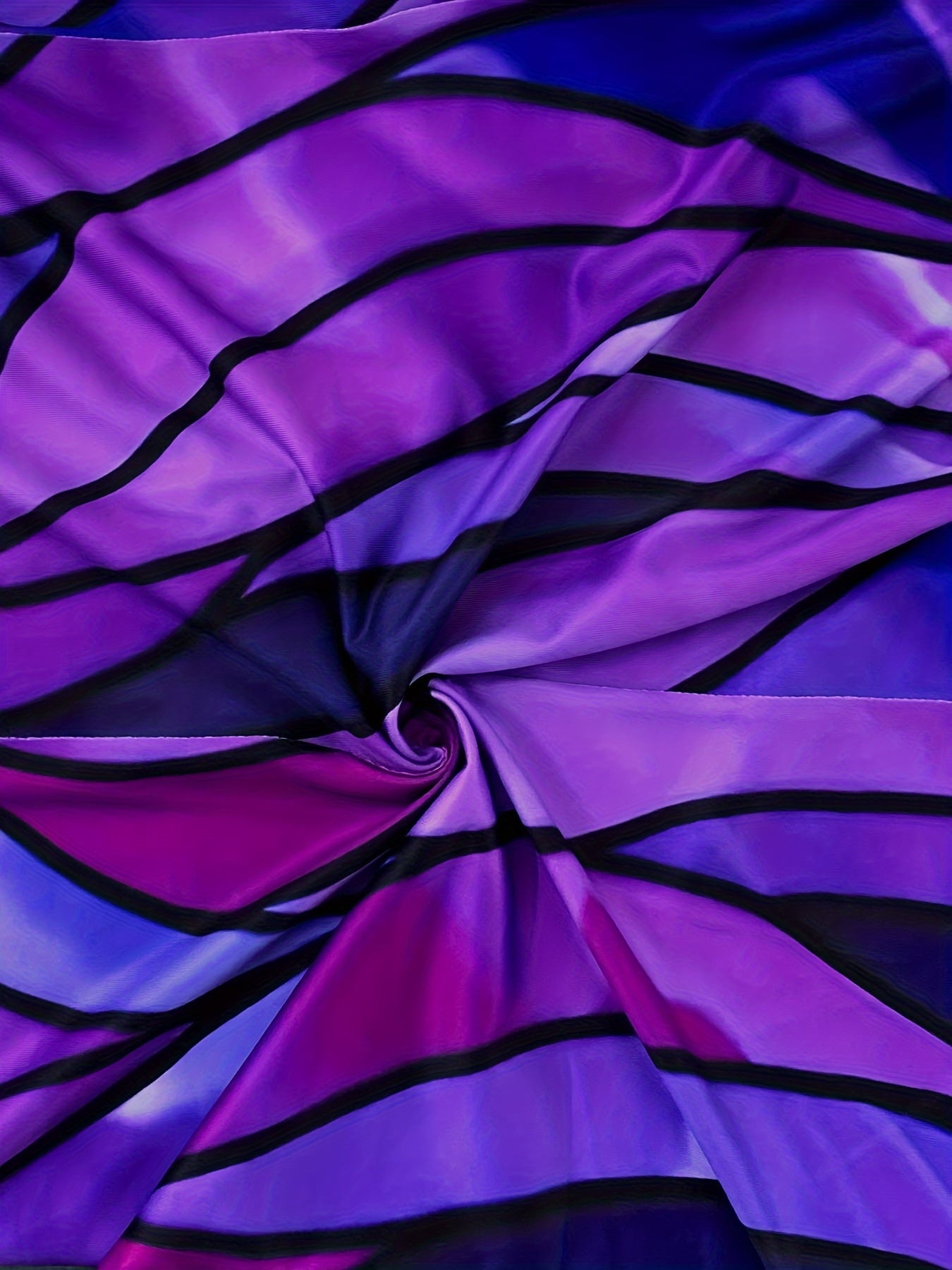 Plus Size Sleeveless Print Jumpsuit with Pockets for Women