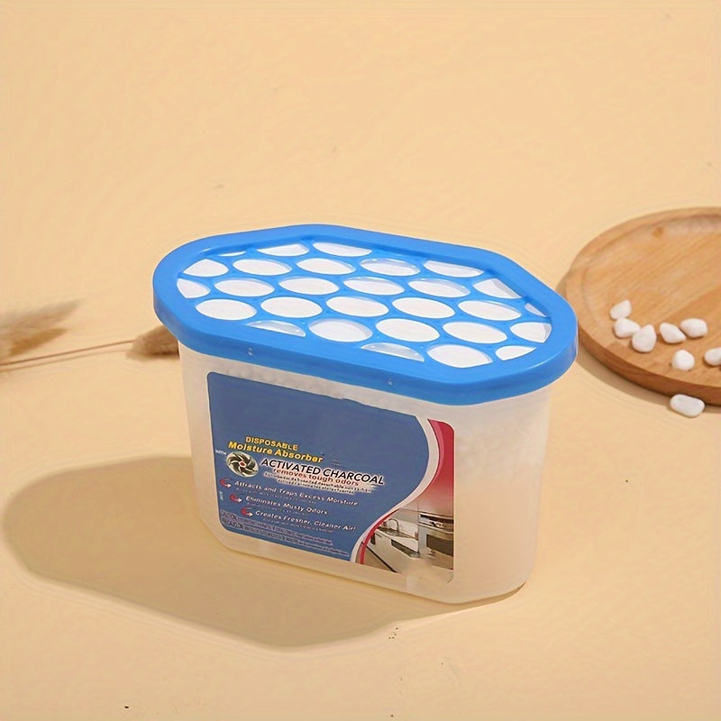 Activated Charcoal Moisture Absorber for Wardrobes Fragrance-Free Odor Eliminator