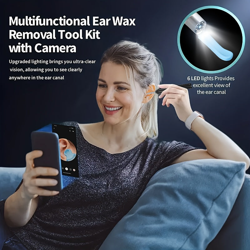 5 ta almashtiriladigan silikon boshli quloq mumini olib tashlash vositasi, USB zaryadlash kabeli, iOS va Android tizimlari bilan mos keladi.