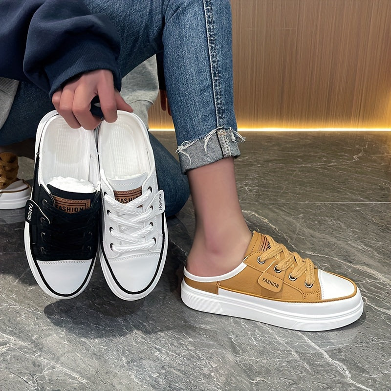 Women's Slip-On Loafers Summer Shoes Cushioned Insole Rubber Sole