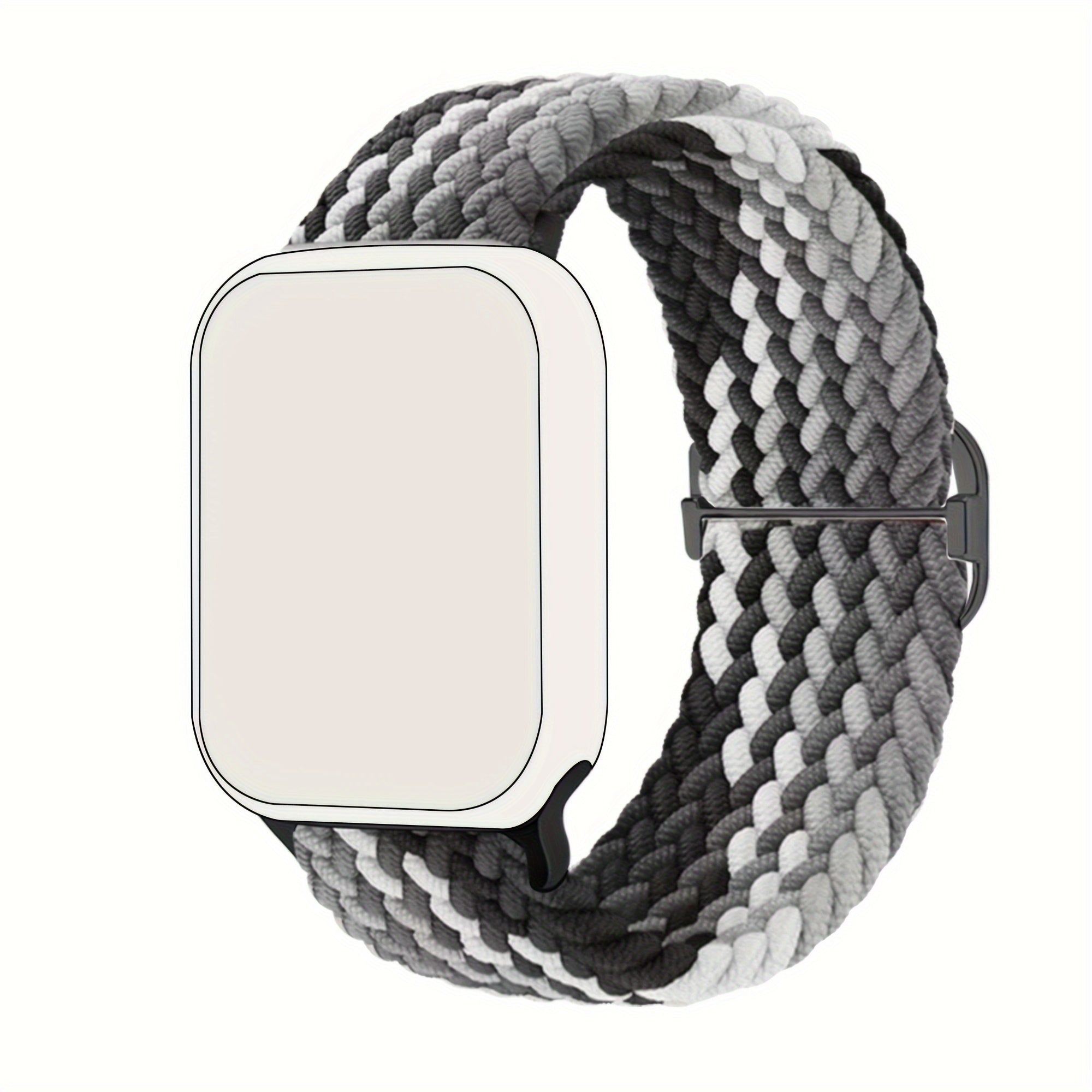 Correa de reloj inteligente trenzada de nylon elástica multicolor para IWatch