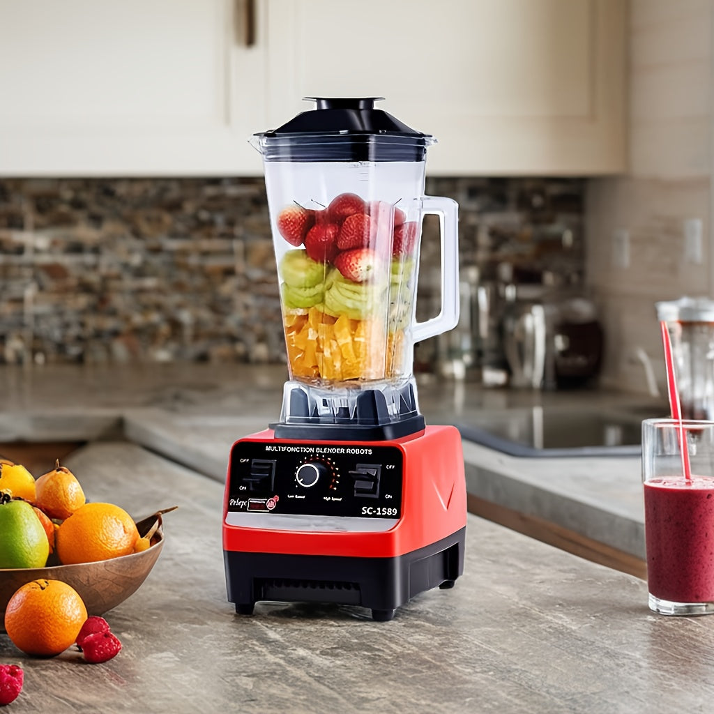High-Powered One-Piece Blender for Smoothies Juices Shaved Ice Kitchen Appliance
