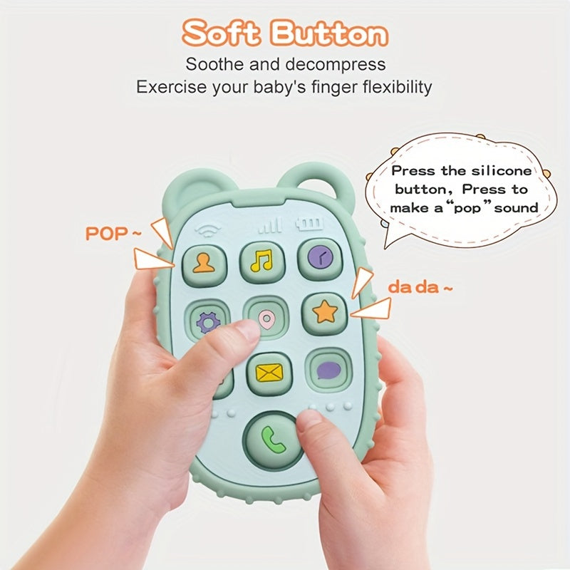 Bir parcha silikon materialidan yasalgan mobil telefon shaklidagi tishlash uchun mo'ljallangan, kulgili va ijodiy tarzda ishlab chiqilgan. Rojdestvo, Halloween, Thanksgiving, Yangi yil kuni yoki Sevishganlar kuni uchun mukammal sovg'a.