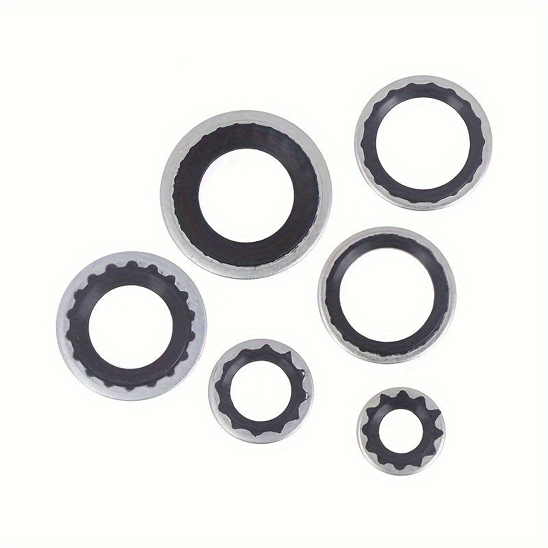 Набор из 6 термостойких уплотнительных прокладок для автомобильных кондиционеров - аксессуары для расширительных клапанов для долговечных систем кондиционирования воздуха