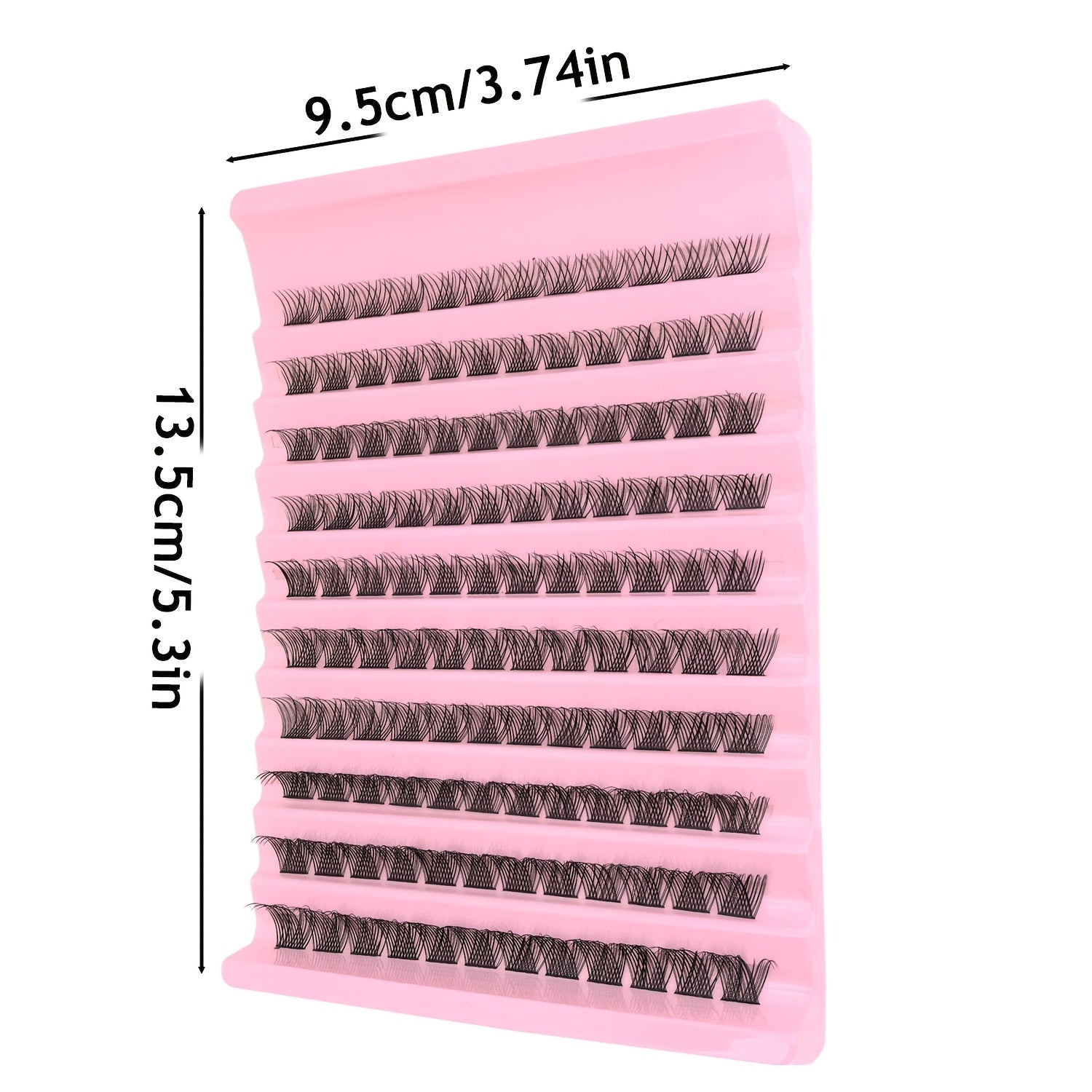 Набор для наращивания ресниц своими руками с клеем, толщина 0,07 мм, длина 10-18 мм, изгиб D, натуральный стиль