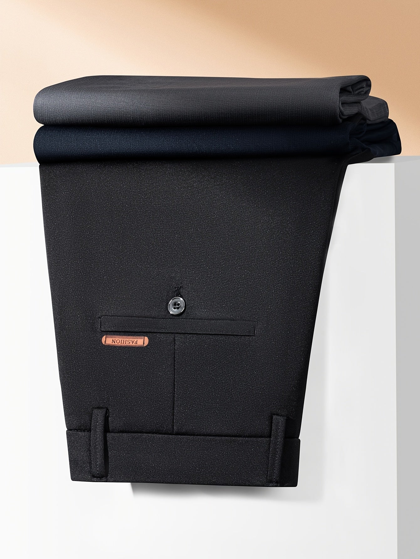 Мужские повседневные длинные брюки весна-осень классическая посадка полиэстер спандекс алфавитный узор