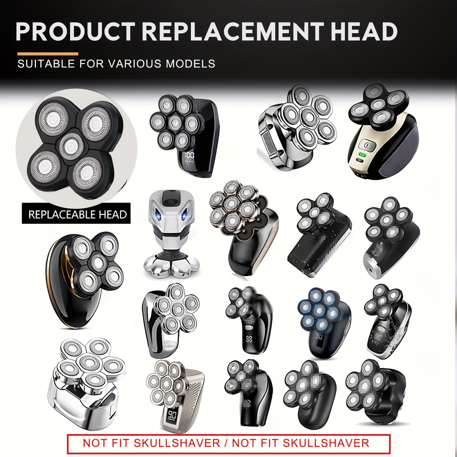 Men's Electric Shaver Blade Replacement Spare for Five-Petal/6-Petal/7-Petal Shaving Machine