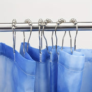 Ikki qavatli dush pardasi tutqichi, zanglamas po'latdan yasalgan, sharli podshipniklar bilan, hammom dush tayoqlari uchun ideal.