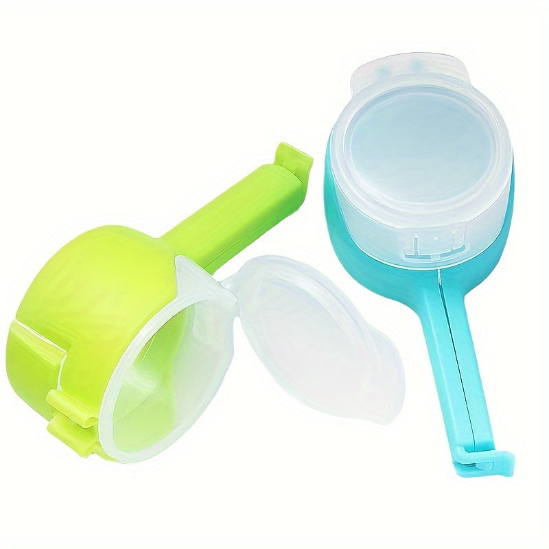 1, 2, 3, 4 yoki 5 ta ko'p maqsadli plastik oziq-ovqat sumkasi muhrlash kliplari, turli ranglarda, don saqlash uchun namlikdan himoyalovchi tarqatish nozzle bilan