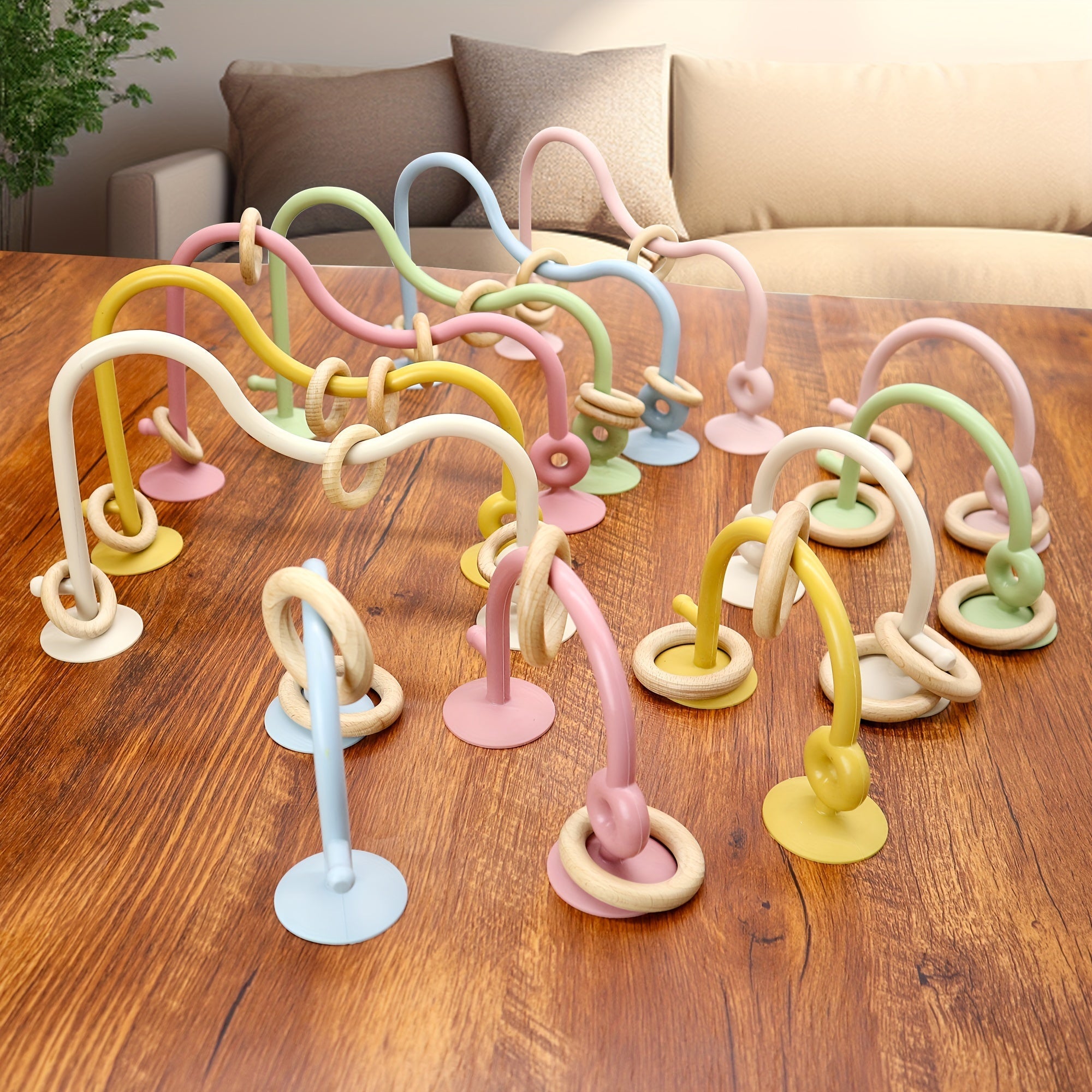 Erta ta'lim jumboq o'yini, diqqat va jalb qilish uchun silikon ish stoli o'yinchoqlari, interaktiv o'yinchoqlar, hammom o'yinchoqlari va tishlash vositalari.