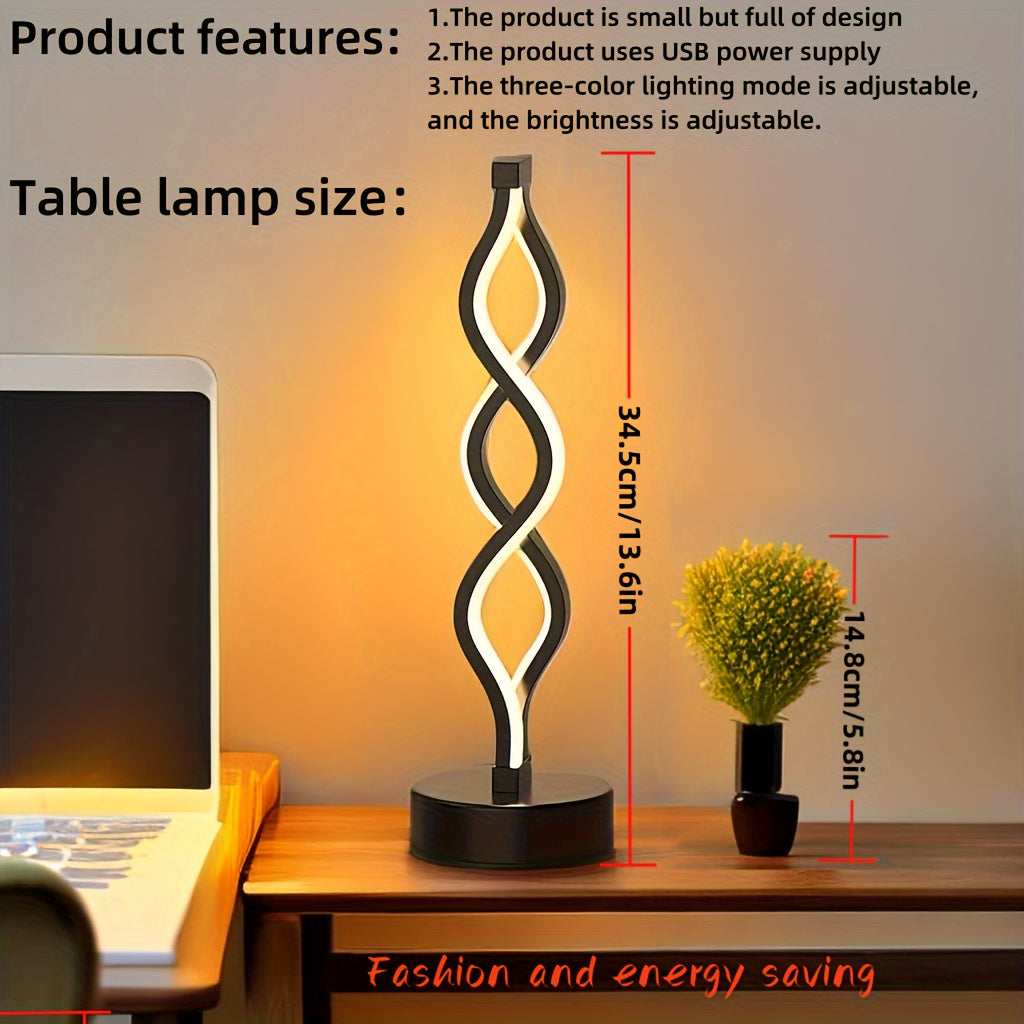 Creative LED Desk Lamp for KTV, Cafes, Bedrooms, Nightlight Decoration USB Powered