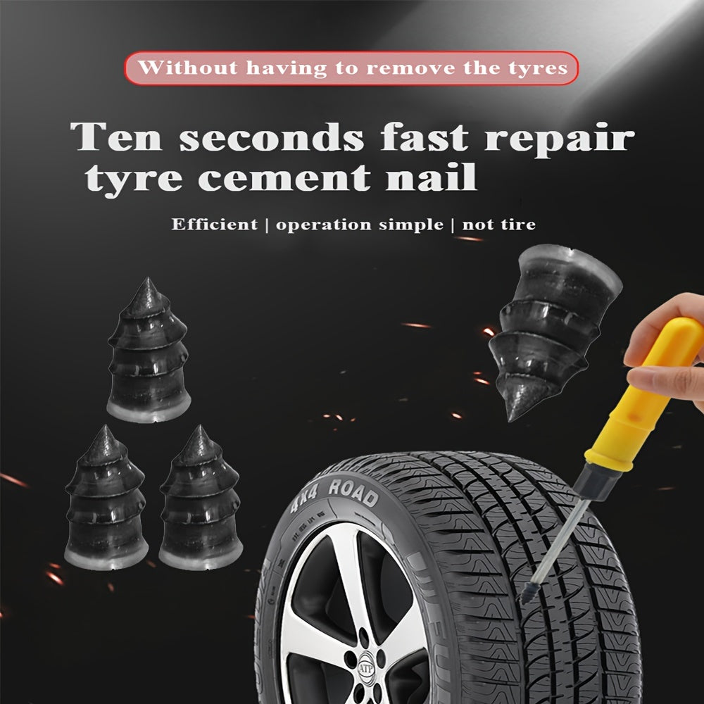 Car Tire Repair Tools Rubber Nails Wheel Repair Screws Kit