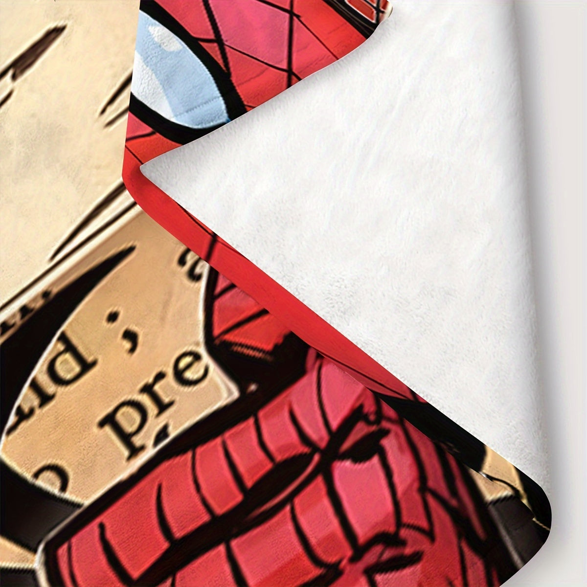 Cartoon Spider Plush Blanket for All Seasons High-Quality Polyester Cozy Bed Sofa Travel Camping