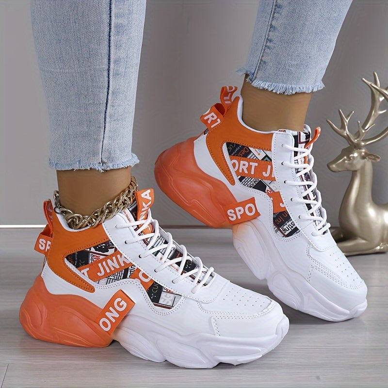 Men's Leather High-Top Autumn Basketball Shoes