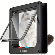 Two-Way Pet Door for Cats and Dogs ABS Secure and Convenient Access
