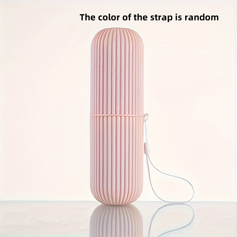 Sayohat uchun tish cho'tkasi qoplami va stakan, gipoallergik, portativ, aromatsiz