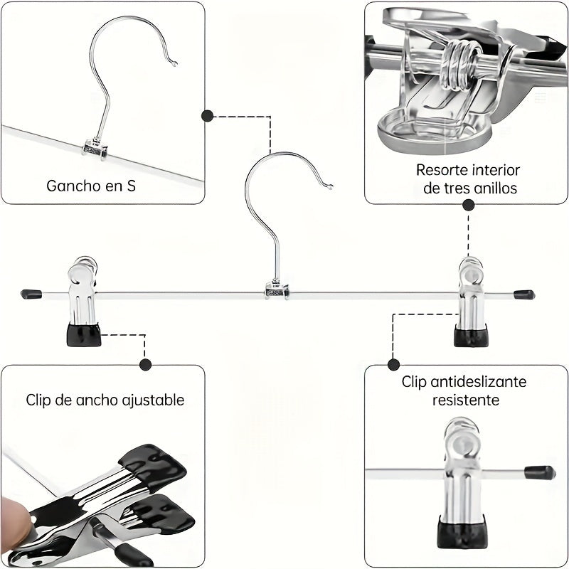 Stainless Steel Clothes Drying Clips Set of 10 or 20 with 2 Clips for Underwear