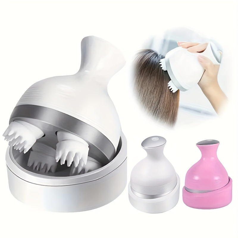 Electric Head Massage Device Rechargeable USB Head and Neck Massager for Head and Pet Hair Kneading