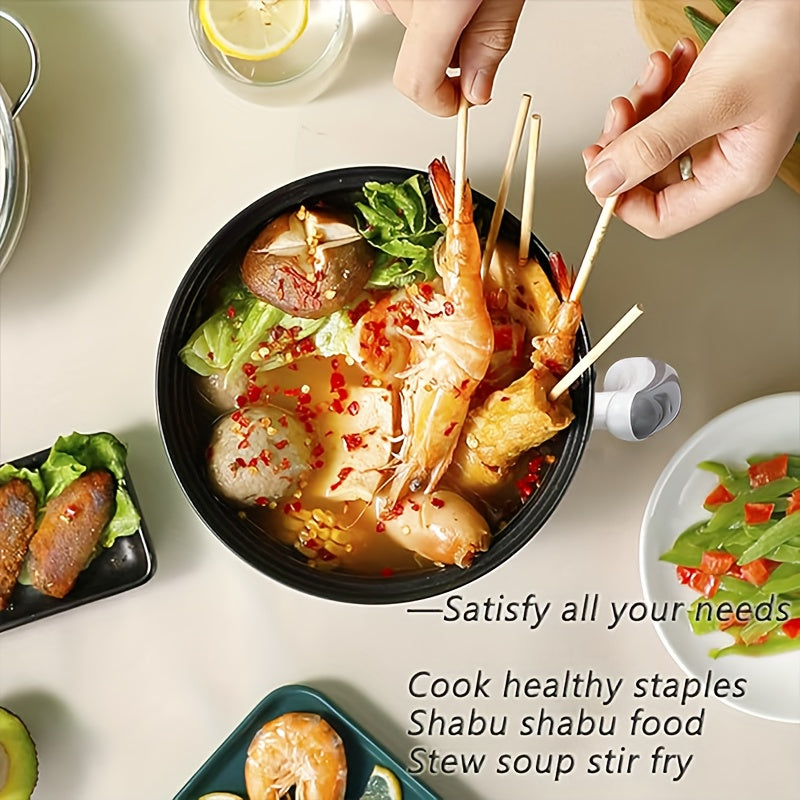 Olla eléctrica de acero inoxidable de gran capacidad con vaporizador para cocinar al vapor, guisar y estofar