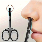 Nose Hair Scissors Stainless Steel Precision Grooming Safety Tips