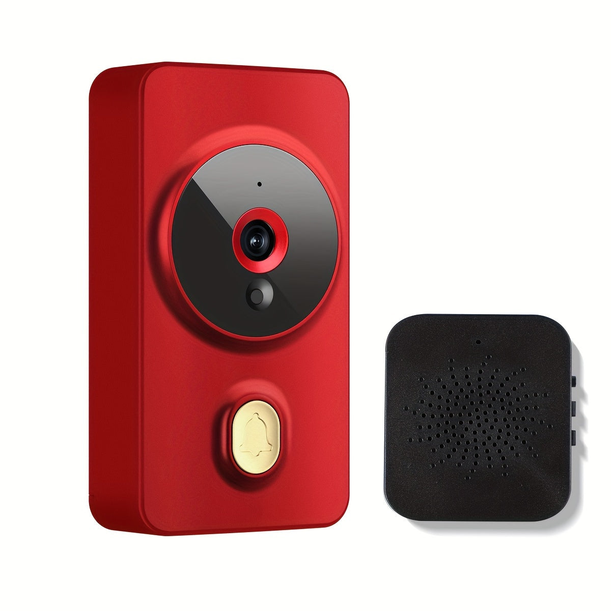 Wireless Video Doorbell with WiFi App Control Two-Way Audio Night Vision Cloud Storage Battery Powered