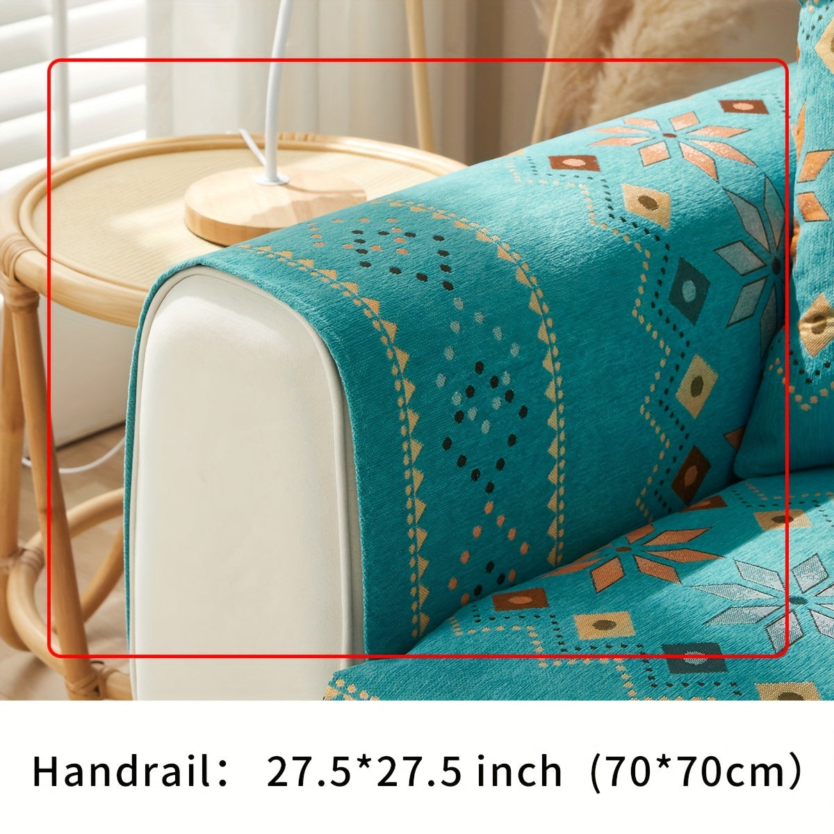 Chenille Sofa Slipcover Protects Furniture for Home and Office Decor