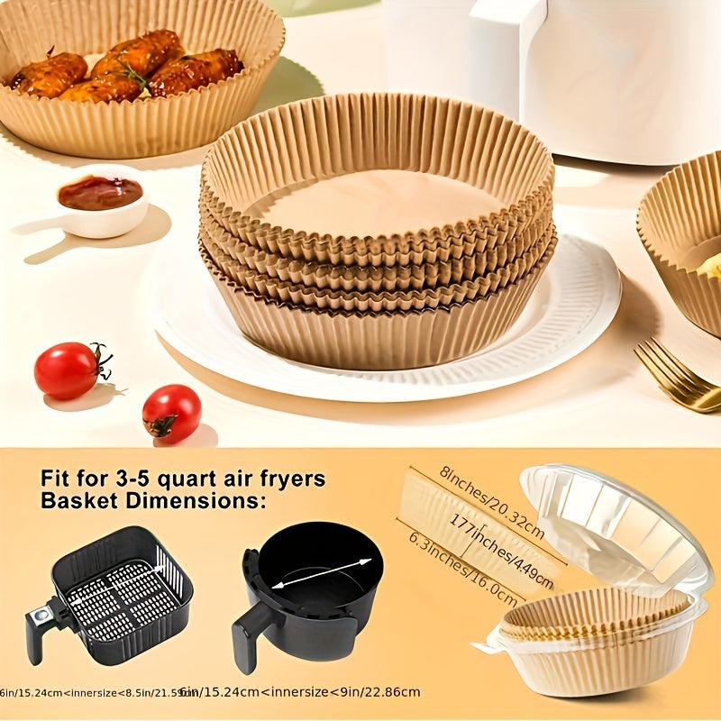 Double-Sided Silicone Oil Disposable Liner for Air Fryer Non-Stick Baking Paper