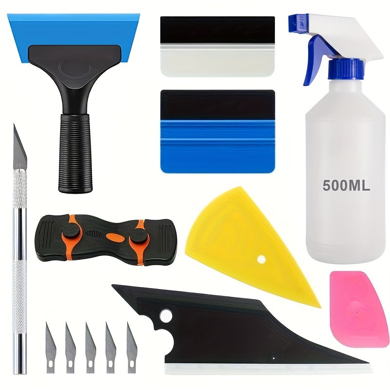 Car Window Tint Application Kit Glass Protective Film Installing Tool Squeegee