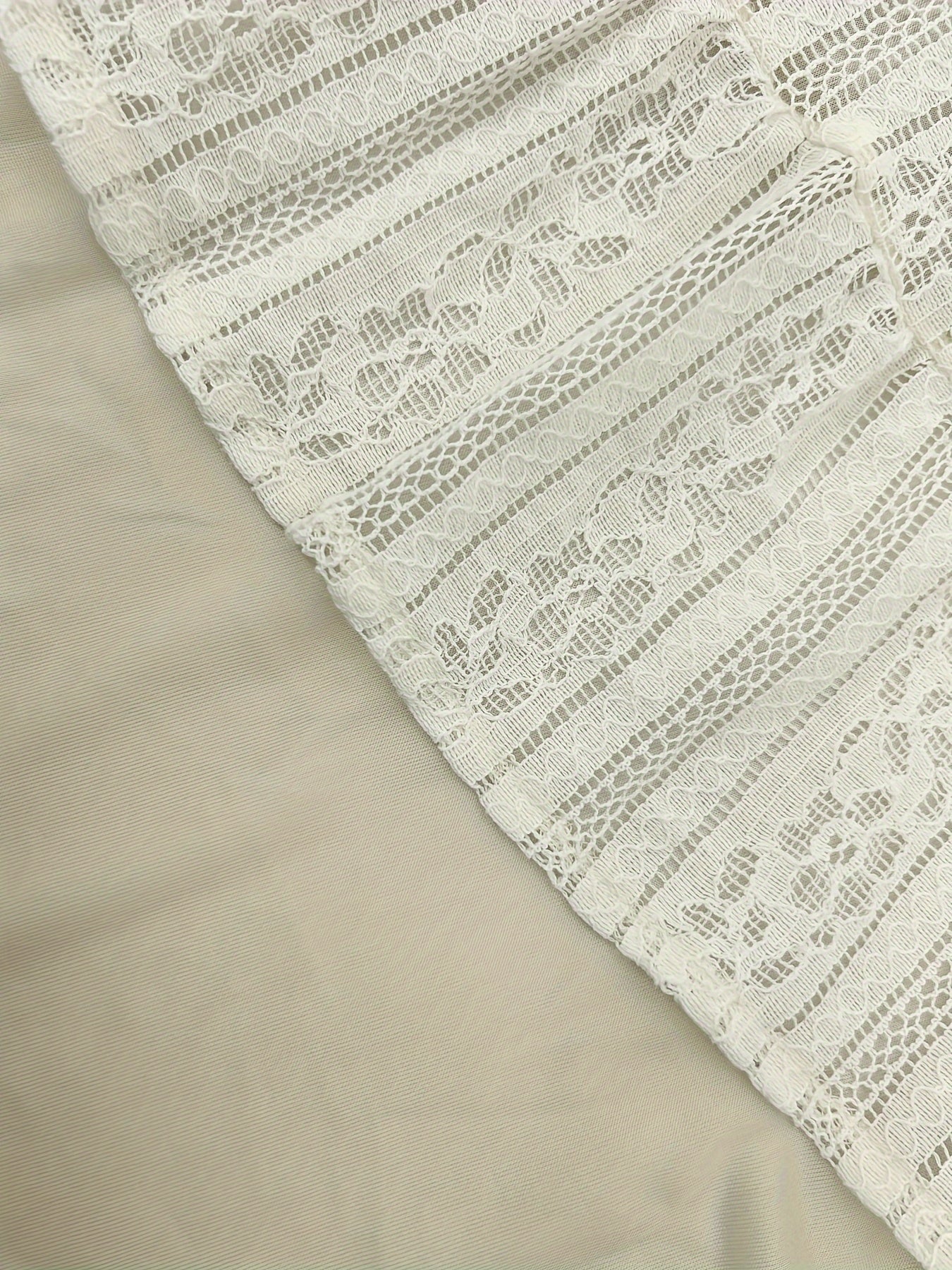 Women's Long Robe Dress with Lace Collar Solid Color Polyester Spandex All Seasons