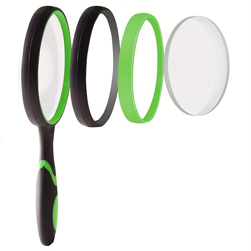 Elderly Handheld Magnifying Glass 10X Reading Lens Compact Clear