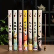 20g Incense Sticks Set with 7 Fragrances for Yoga Meditation Air Purification and Travel