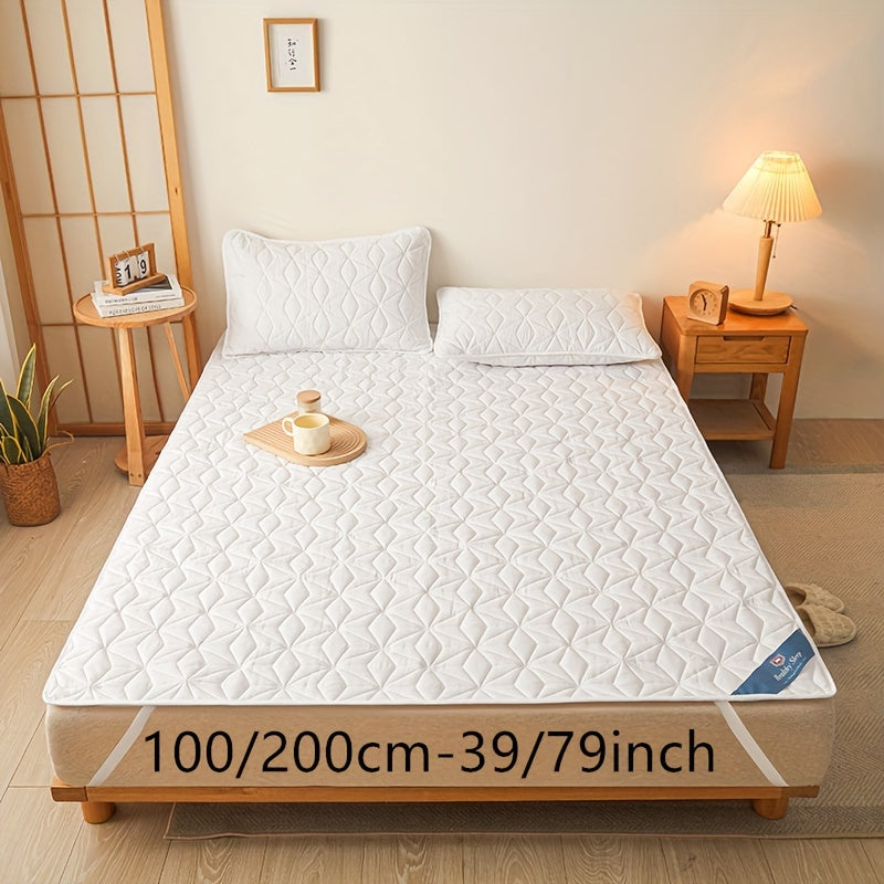 Waterproof Mattress Protector Double Bed Soft Cushion Dust-Proof Leakproof Non-Slip