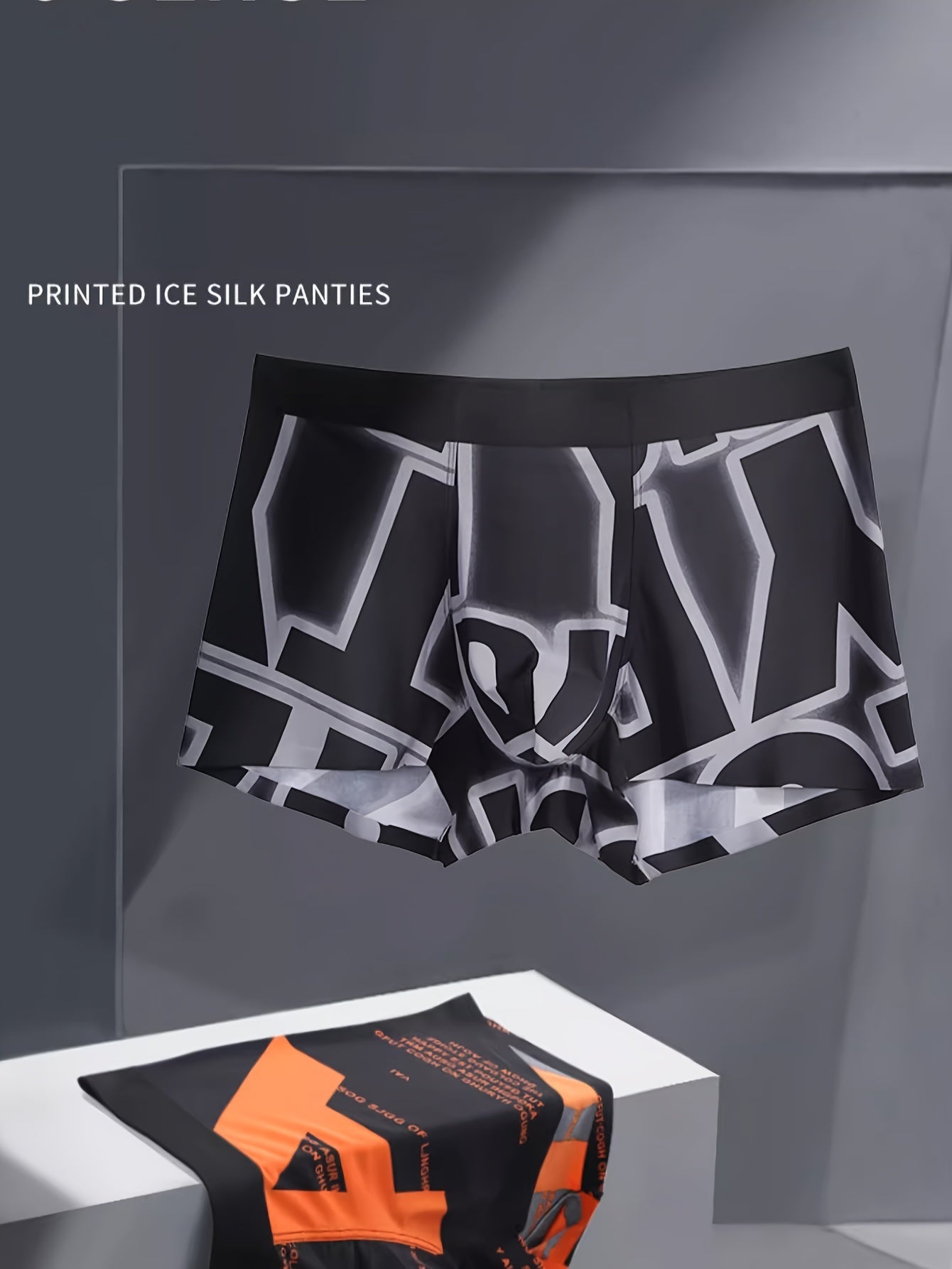 10 dona erkaklar uchun oddiy rangli nafas oladigan, tez quriydigan sport ichki kiyimlar, qora, S-XXL